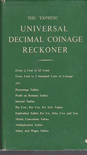 Express Universal Decimal Coinage Reckoner : Amazon.in: Books