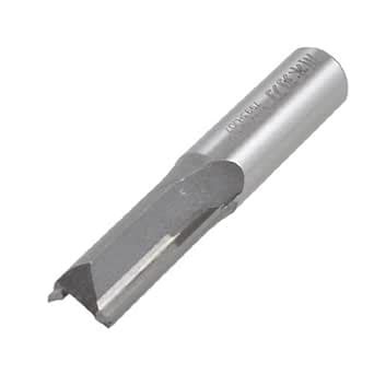 Alcoa Prime1/2x 1/2Double Flutes Straight Router Bit Tool Silver Tone w ...