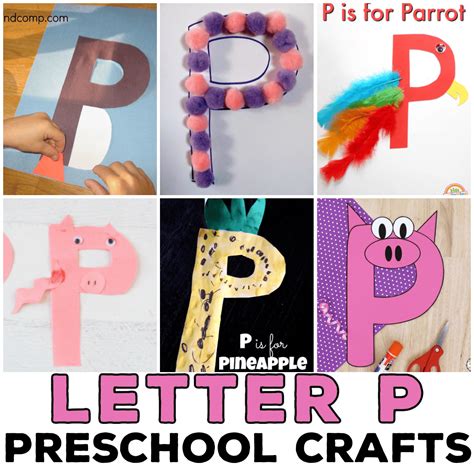 Letter P Crafts for Preschoolers