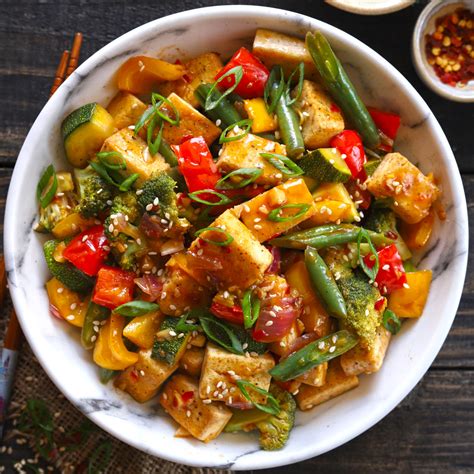 Tofu Stir Fry Recipe (Vegan) - Fun FOOD Frolic