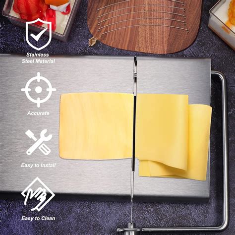 Buy ਰੀਪਲੇਸਮੈਂਟ ਪਨੀਰ ਸਲਾਈਸਰ ਵਾਇਰਜ਼ 5.5 ਇੰਚ ਸਟੇਨਲੈਸ ਸਟੀਲ ਪਨੀਰ ਕਟਰ ...