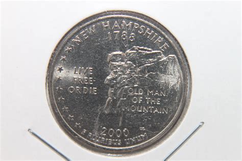 2000-D NEW HAMPSHIRE STATE QUARTER #12156