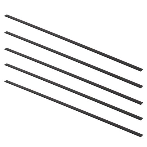 Fielect Carbon Fiber Strip Bars 1x5x200mm Length Pultruded Flat Carbon ...