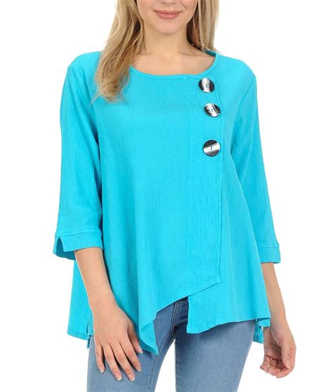 Focus Fashion Women's Cotton Crinkle Gauze Tunic-CG102