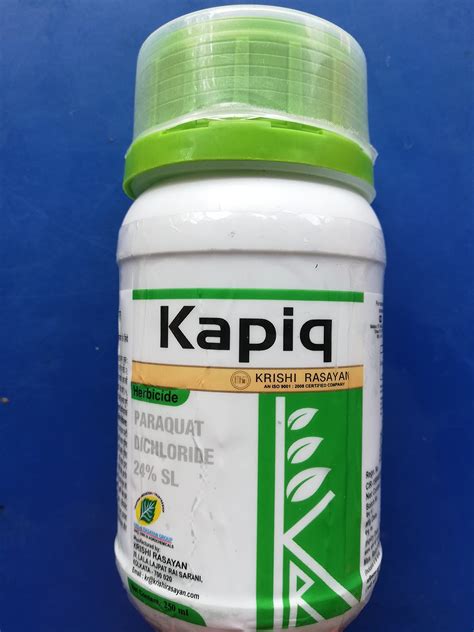 Krishaj Kapiq Paraquat Dichloride 24 Sl Non Selective Contact Herbicide ...
