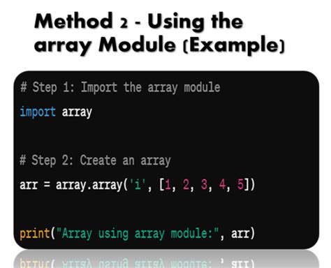 Image result for One-Dimensional Array Python
