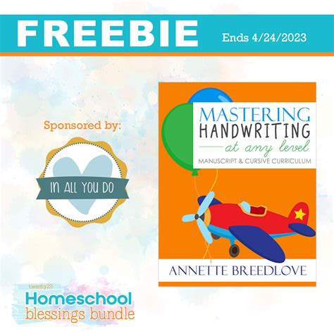 Mastering Handwriting – Homeschool Blessings Bundles