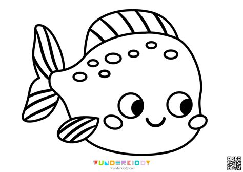 Cute Fish Coloring Pages For Kids