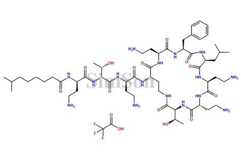 Polymyxin B Impurity 11 Trifluoroacetate | CAS No- NA | Simson Pharma ...