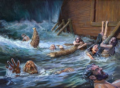 The Ark is closed | Bible pictures, Bible art, Biblical art