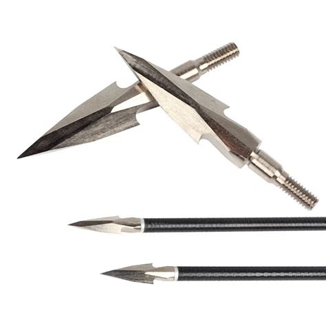SPG JT-YW-TG Carbon Steel Archery Arrow Tips | 170gr Broadhead 3PCS ...