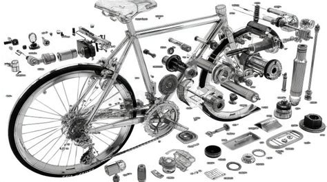 Image result for Bicycle Exploded-View