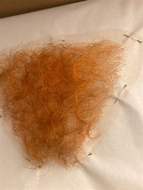 Professional Quality Fine Lace Ginger / Pubic Wig / Merkin for Film ...