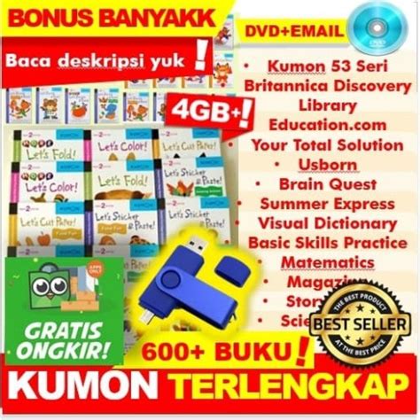 Jual Paket Buku Anak Ebook Kumon Lengkap Murah Mainan Edukasi Calistung ...