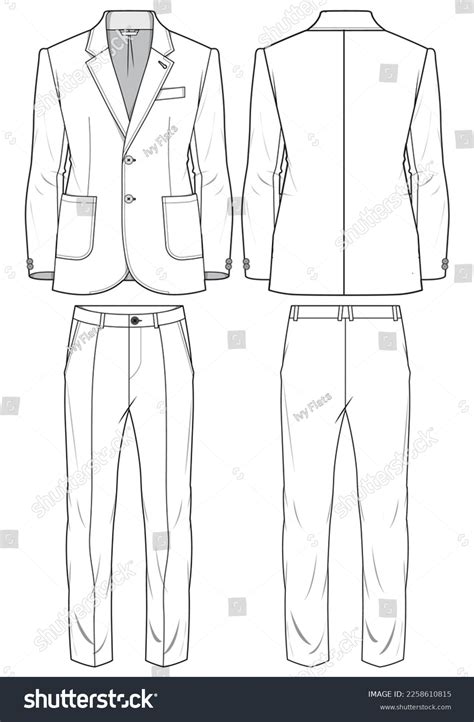 166 Men's Blazer Sketch Images, Stock Photos & Vectors | Shutterstock