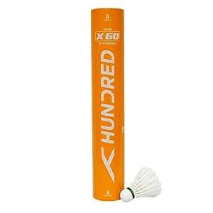 Buy HUNDRED X60 X-Fusion Shuttlecock Speed 76 Online at Low Prices in ...