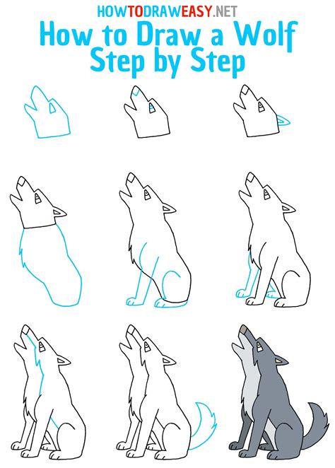 Image result for Easy Drawings of Wolves
