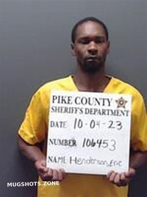 ERIC DEWAYNE HENDERSON 10/04/2023 - Pike County Mugshots Zone
