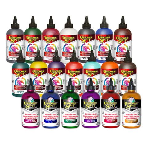 Buy Unicorn SPiT - Gel Stain & Glaze - 20 Complete Paint Collection ...