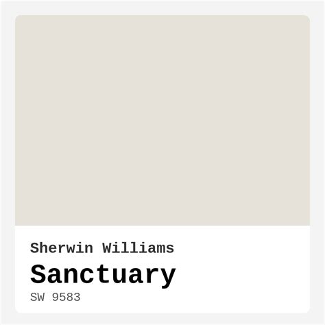Sanctuary SW 9583 by Sherwin Williams | Paint Reviews, Hues & Finishes ...
