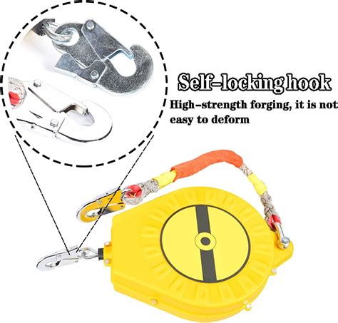 Buy Retractable self-retracting lifeline, fall arrest system with steel ...