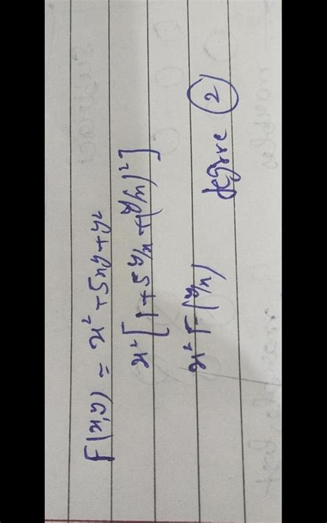 Fx, y) = x+ 5xy + y is a homogeneous function of degree