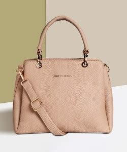 Buy LINO PERROS Women Beige Shoulder Bag Beige Online @ Best Price in ...