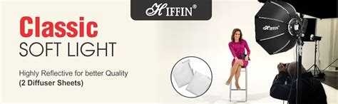 HIFFIN (65cm) Lightweight & Portable Soft Box Comes with S2 Type ...