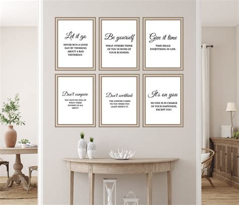 Seven Rules of Life Motivational Wall Art Motivational Wall Art ...
