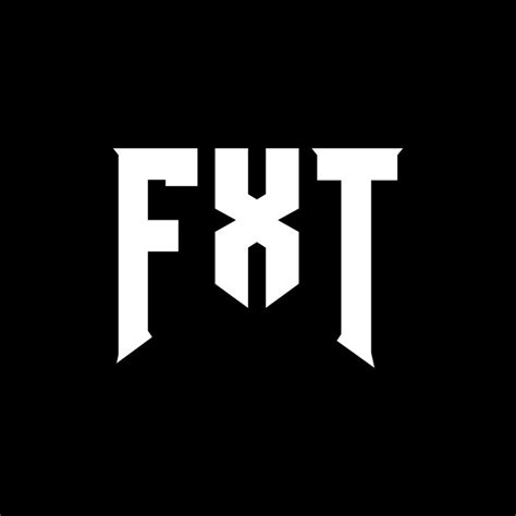 Fxt letter logo design for technology company fxt logo design black and ...
