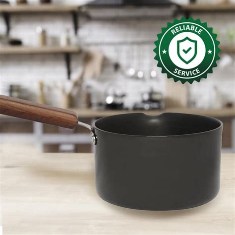 Buy WONDERCHEF Ebony Sauce Pan - 19.5 cm from Wonderchef at just INR 1199.0