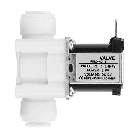 Water Valve, Plastic 12V Solenoid Valve, Water Solenoid Valve Quick ...