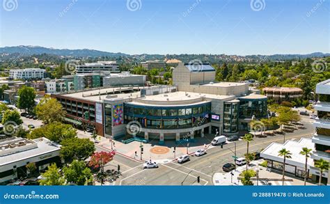 Aerial Photos Over Downtown Walnut Creek, California Editorial Stock ...