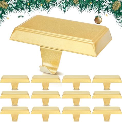 Amazon.com: Yexiya 12 Pcs Christmas Stocking Holders for Mantle ...