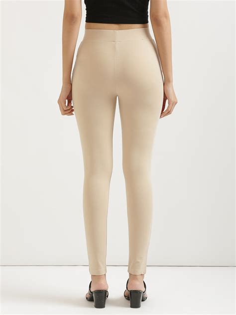BEIGE 4-WAY STRETCHABLE PANTS – सादा / SAADAA