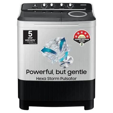Samsung 9.0 Kg, 5 Star, Semi-Automatic Top Load Washing Machine ( Air ...