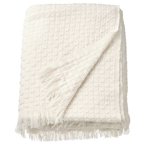 HORNMAL throw, off-white, 130x170 cm (51x67") - IKEA