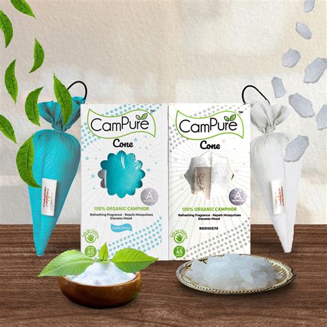 Mangalam CamPure Camphor Cone (Original & Bhimseni) Pack Of 2 - Room ...