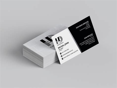 Best Construction Business Card Design 的图像结果