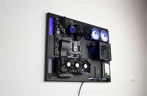 Image result for Wall Mount Open Computer Case