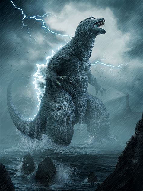 ArtStation - Godzilla GMK Fan Art