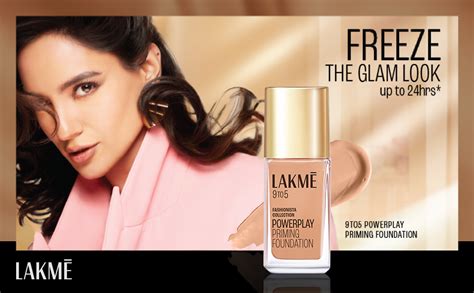 Lakme Powerplay Priming Foundation, Natural, Flawless Finish, Medium To ...