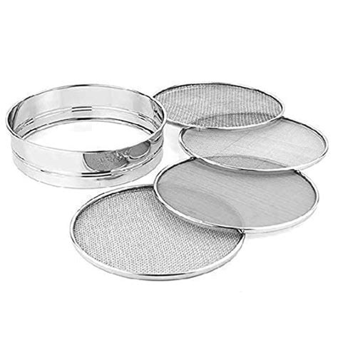 BHATI 4 in 1 Stainless Steel Interchangeable Sieve Set of 4, Flour ...