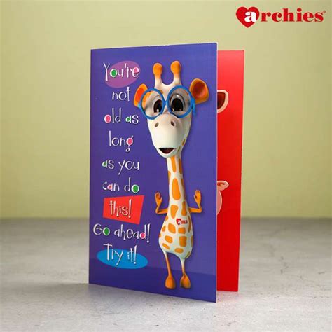 Archies AMA Pop Up Birthday Greeting Card