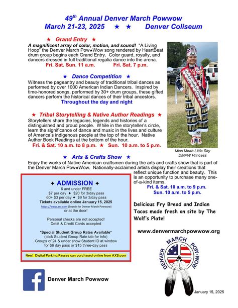49th Annual Denver March Pow Wow 2025 – Pow Wow Calendar
