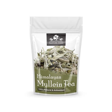 NATURE YARD Mullein Tea For Lungs - 100Gm - Himalayan Lung Detox Leaves ...