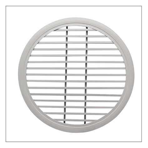 Tomyeus Air Vent Louver Grille Exterior Wall Round Rainproof Louver ...