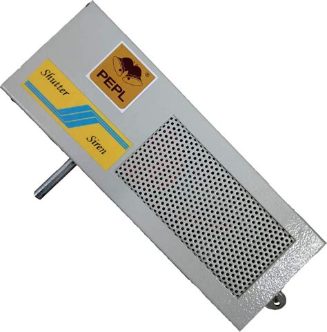 Non GSM Shutter Siren Security Alarm , Heavy Siren Alert , Operated by ...