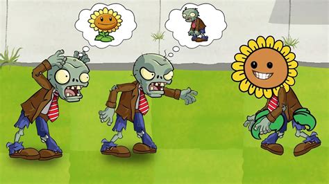 Plants Vs Zombies GW Animation - Episode 28 - Sunflower Zombie - YouTube