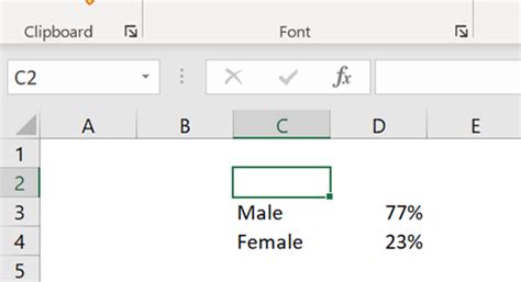 Male Female Chart in Excel 的图像结果